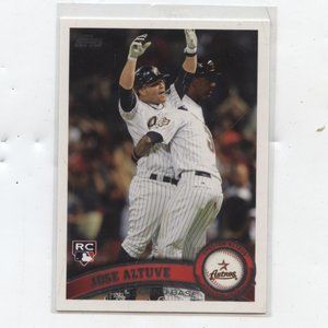 2011 TOPPS TRADED BASEBALL JOSE ALTUVE ROOKIE CARD HOUSTON ASTROS